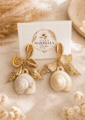 Casa Marbella Boho Seashell Earrings