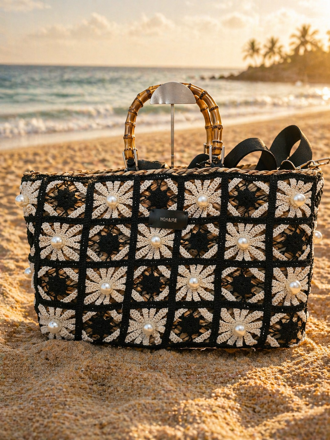 Casa Marbella Boho – Pearl Sunset Tote