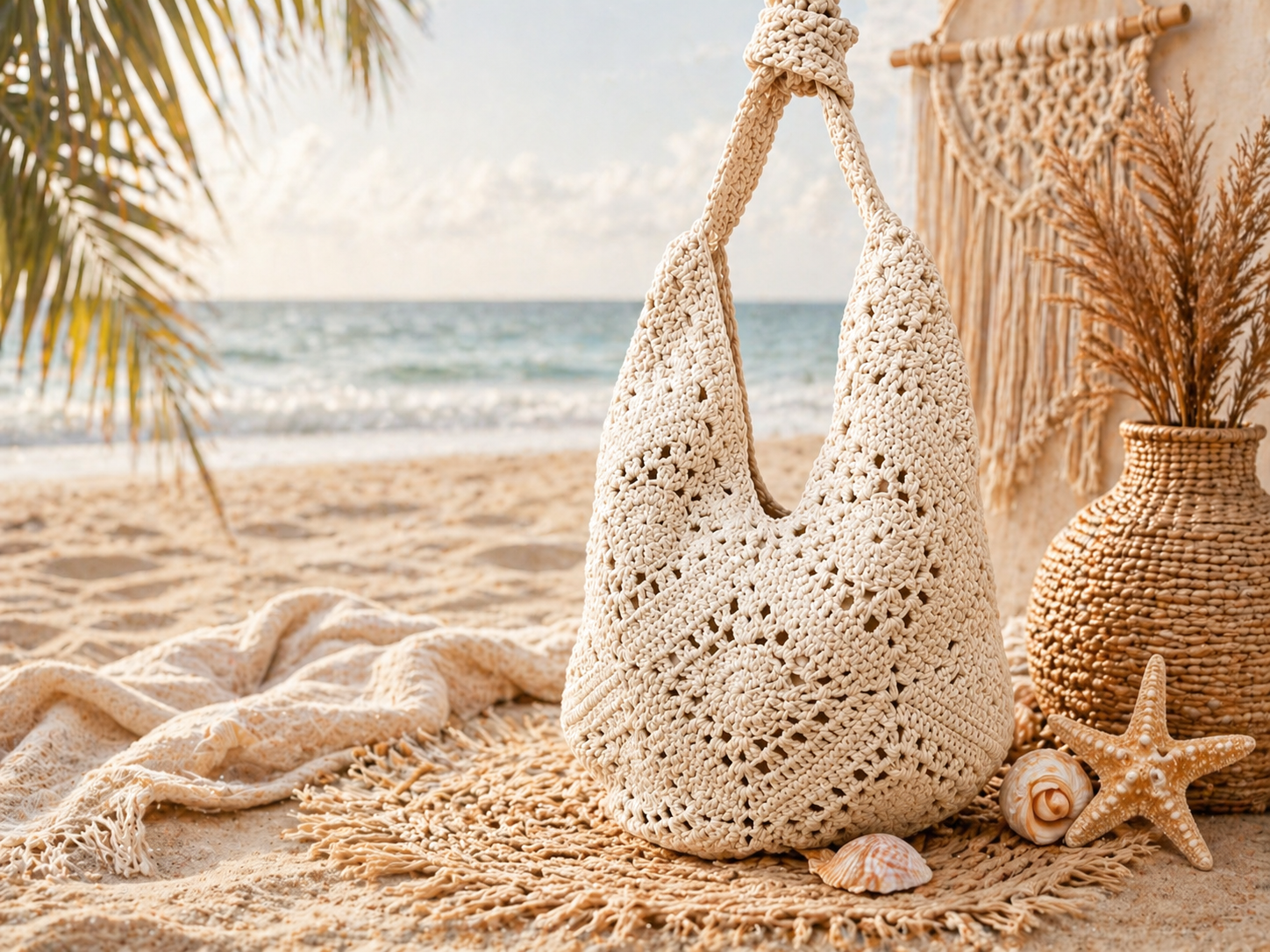 Casa Marbella Boho – Santorini Crochet Bag