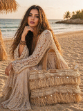 Casa Marbella Boho Beach Luxe Tassel Bag